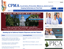 Tablet Screenshot of calpma.org